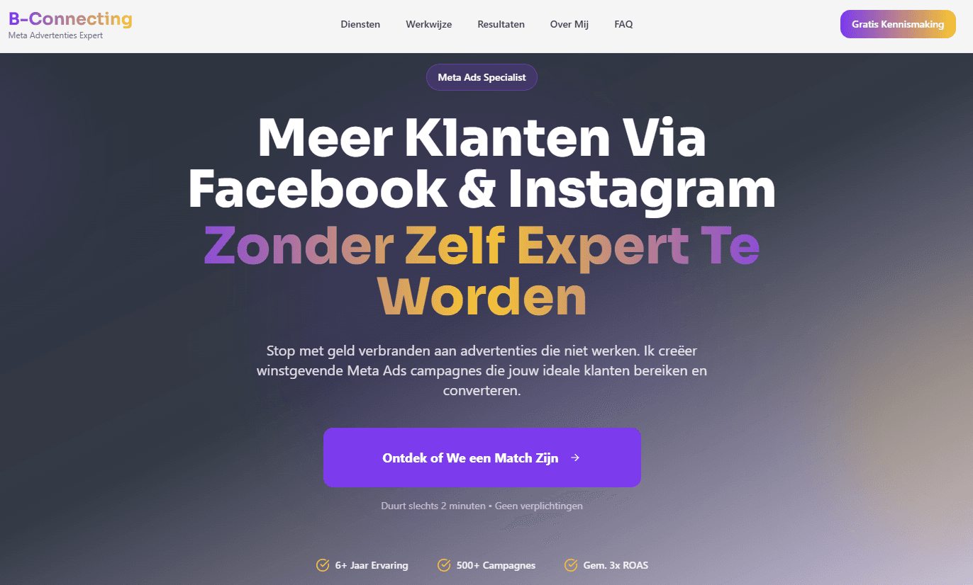 Expert Meta Ads B-Connecting